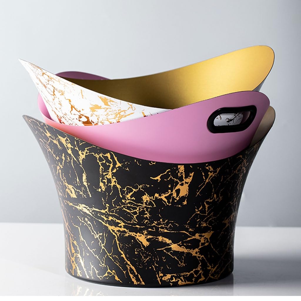 LCE Buckets Party Edelstahl-Champagner-Eimer for Zuhause, Rotwein, gefrorener Kühler, Restaurant, Bar, Ktv, Wein-Display-Eimer(B)