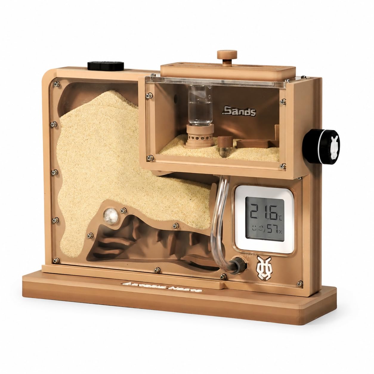 Antopia.Nests Sand-Ant Farm Nest, Sand-Stil Formicarium-Habitat mit integriertem Außenbereich, Feuchtigkeitssystem und Beobachtungsbereich für Ameisenhaltung