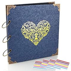01 Photo Album B#2 (Hardcover, Heart, Blue)