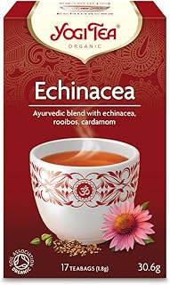 Yogi Tea Echinacea Teabags (Pack of 2, Total 34)