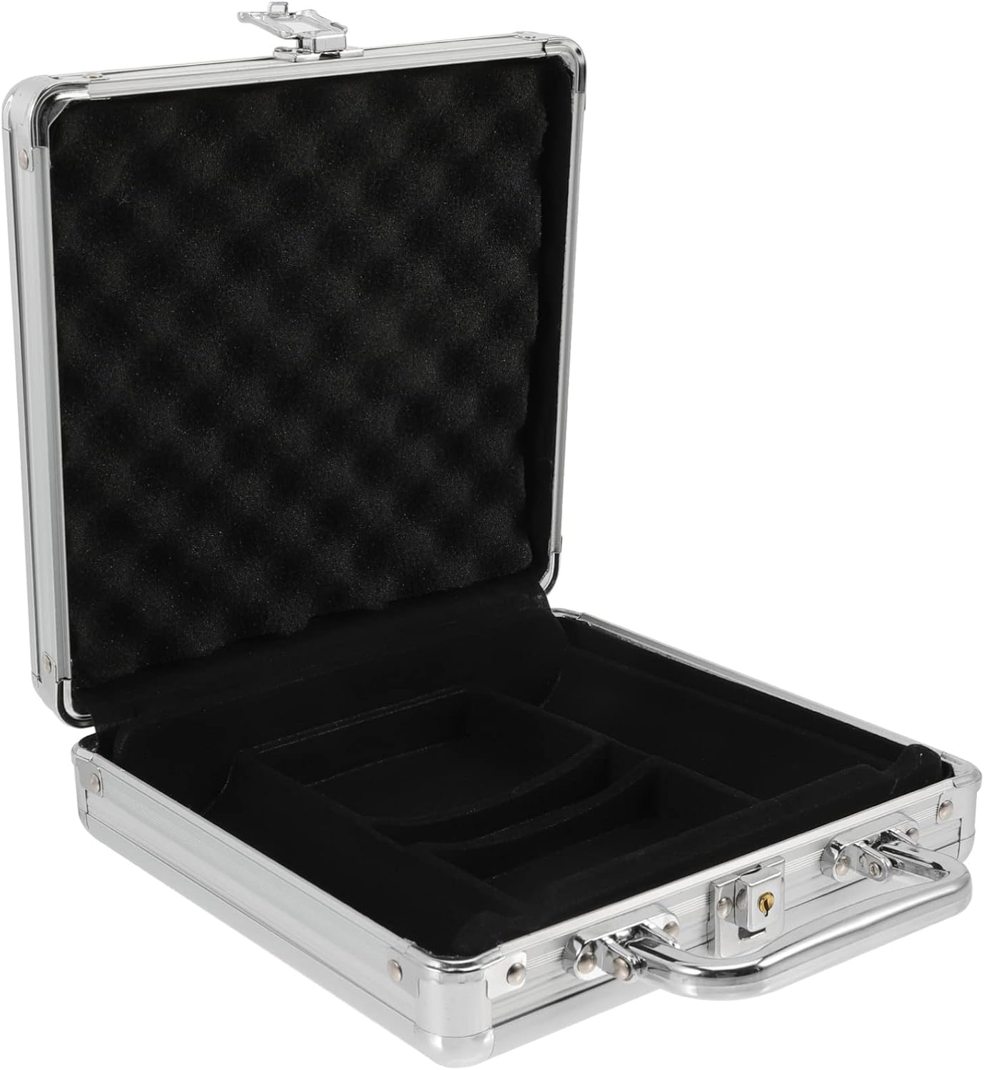 GANAZONO Metal Chip Cases Casino Poker Chip Box Empty