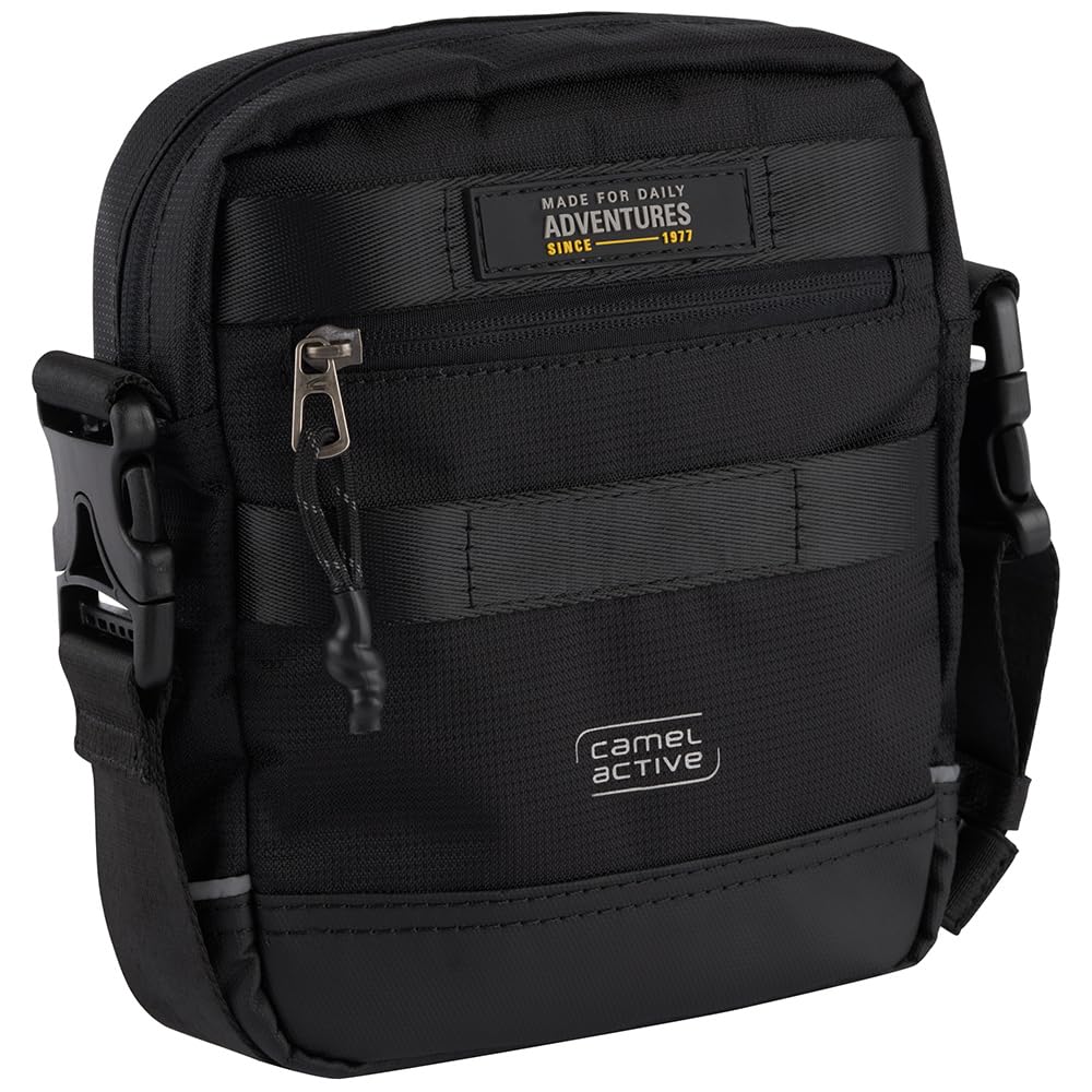 camel active Connect Crossbag męska torba, czarna, czarny, S