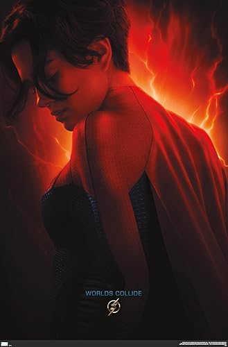 Trends International DC Comics Movie The Flash - Póster de pared de una hoja de Supergirl, 22.4 pulgadas de largo x 14.7 W, versión premium sin marco
