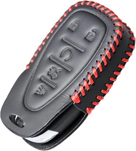 Miniatura 9 de Funda de cuero para llave + llavero para Chevrolet Chevy Malibu Camaro Trax Traverse Sonic Cruze Volt Equinox Trailblazer