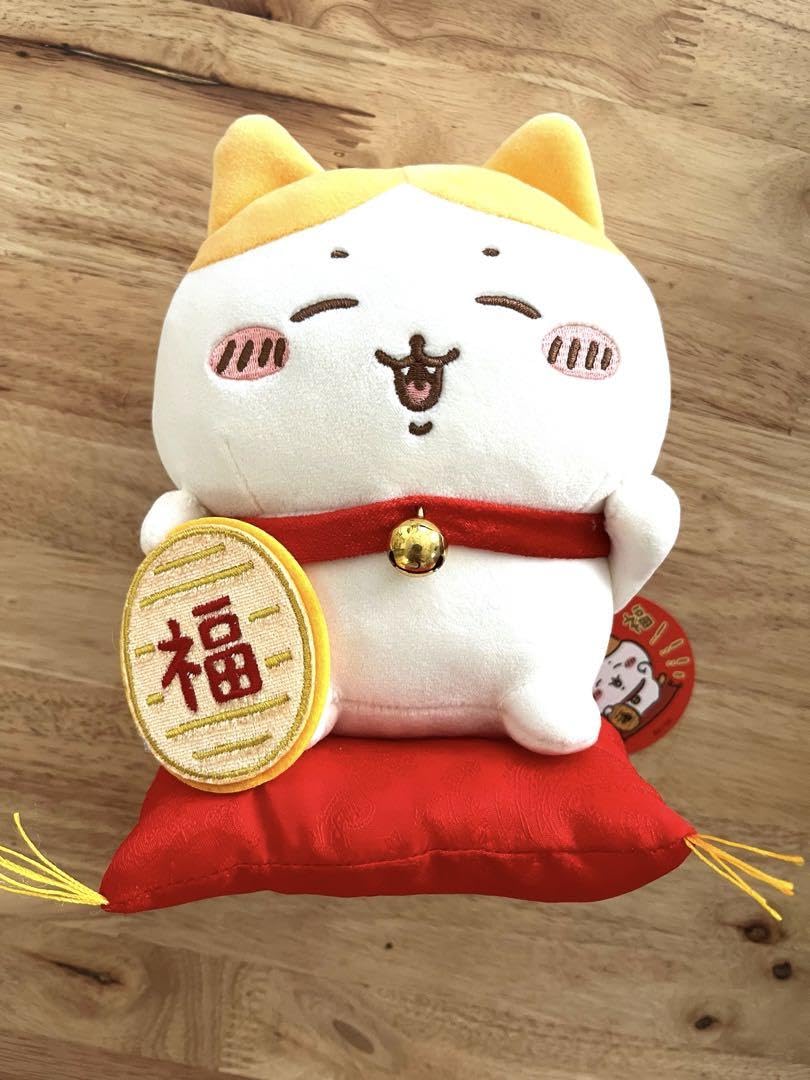 Amazon.co.jp: タグ ?? ??招福 ハチワレぬいぐるみS 招き猫 ちかわ 