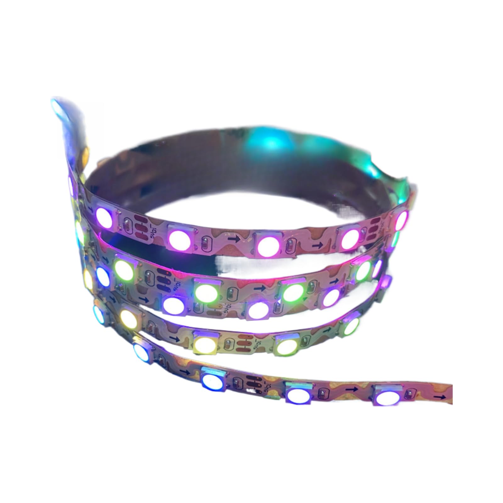 Ruban LED WS2812 5m type S pour angles complexes sans coupure 5V