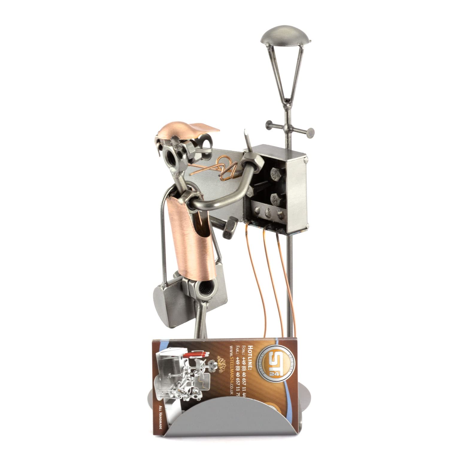 Steelman24 I Omini Di Viti Karate I Idee Regalo Originale I Soprammobili In Metallo I Modellino
