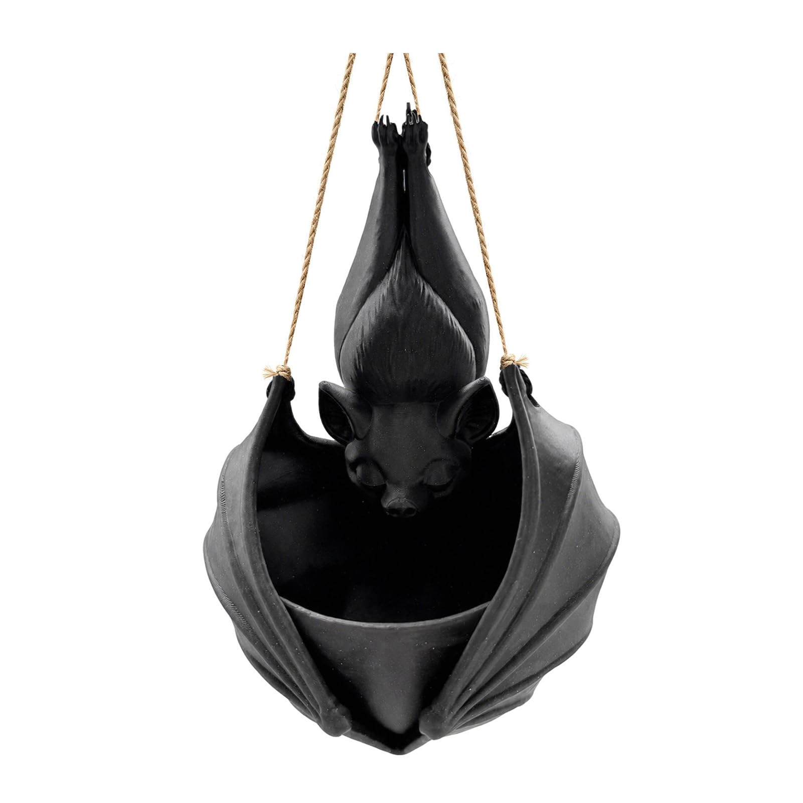 FrolicFit Hanging Bat Plant Pot, 3D Printed Gothic Planter for Home Decor