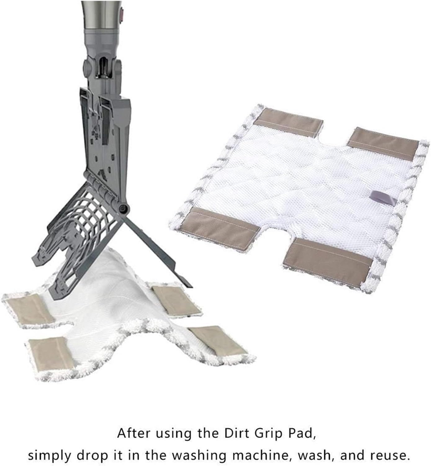 Washable Reusable Mop Pads,Compatible For Shark Lift-Away Pro,Compatible For Genius Pocket S3973 S3973D， Steam Mop Series ，Steam Mop Pads Replacement(5 PCS)