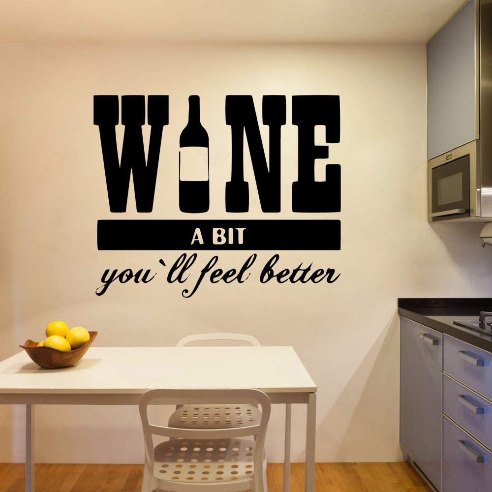 Drop Wine A Bit Waterproof Wall Stickers Home Decor Living Room Children Room Removable Mural