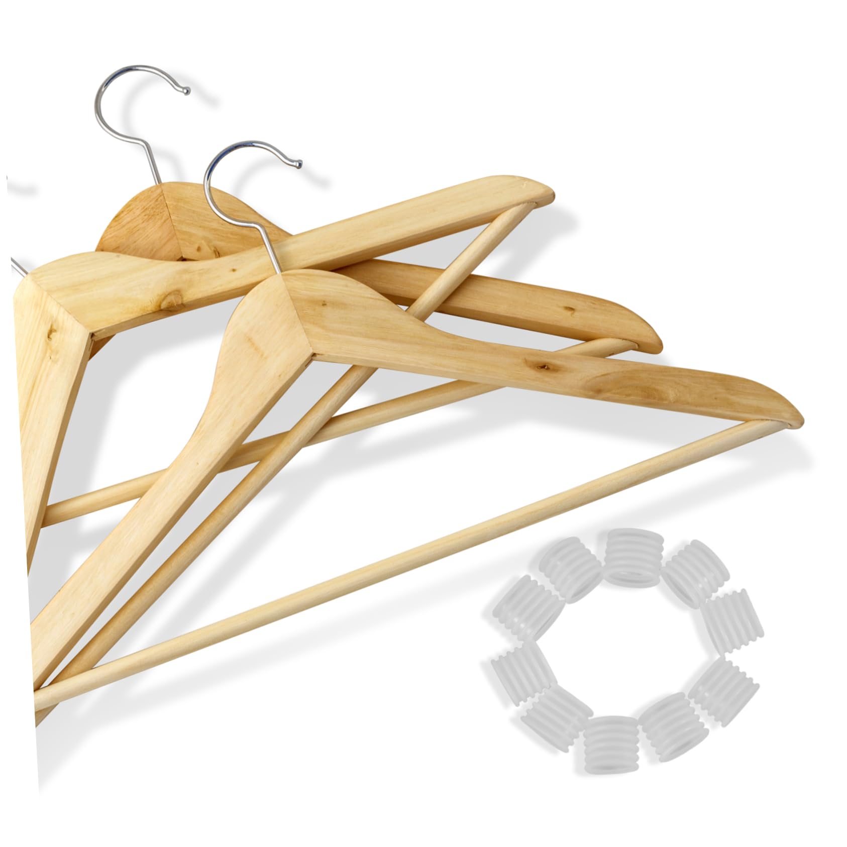 Cabilock 300piezas Fundas Antideslizantes para Perchas De Silicona Agarre para Hangers Accesorios para Ropa para Tiendas y