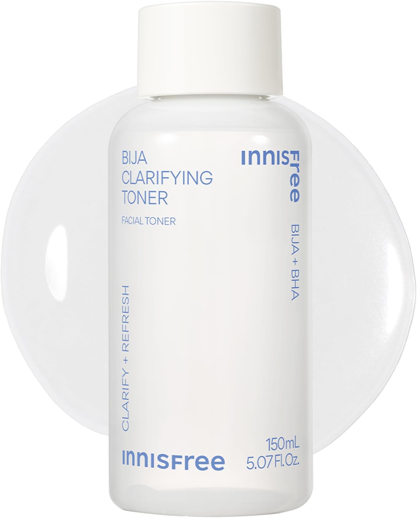 Bija Toner with Salicylic Acid, Korean Skincare for Pore Care, Smoothing, Clarifying, Oil Control