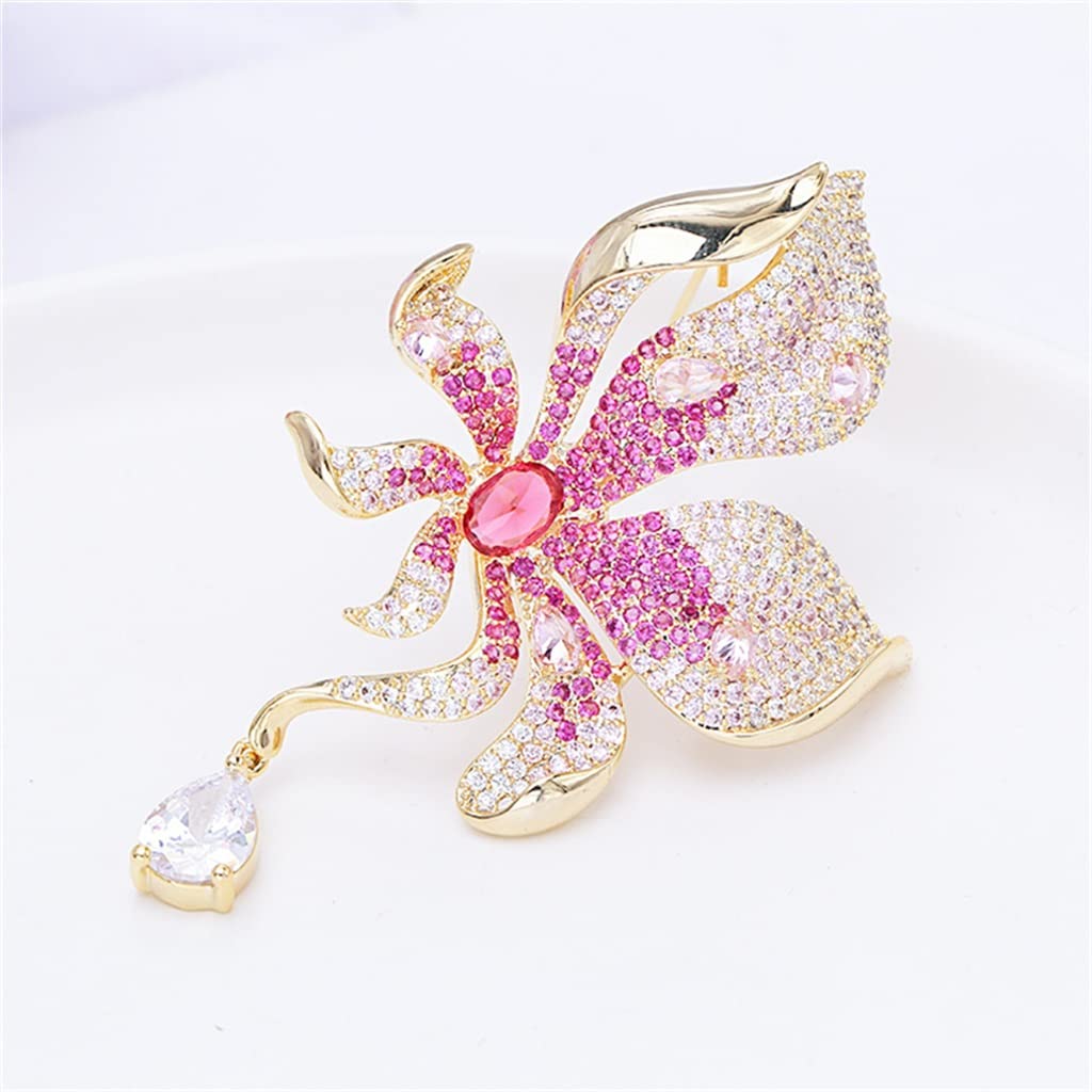 Broche de Flor Rosa Amarilla, Pin para Solapa con Insignia, alfileres y broches para Mujer, Accesorios de Ropa, Regalos, Accesorios de Ropa
