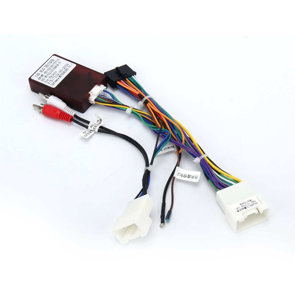 Dasaita Harness CB001 for Mitsubishi Lancer Outlander ASX Pajero with Factory Rockford System 2007 to 2013 GPS Navigation Radio (Canbus Adapter for Rockford), Only Fit Dasaita Car Stereo Head Unit