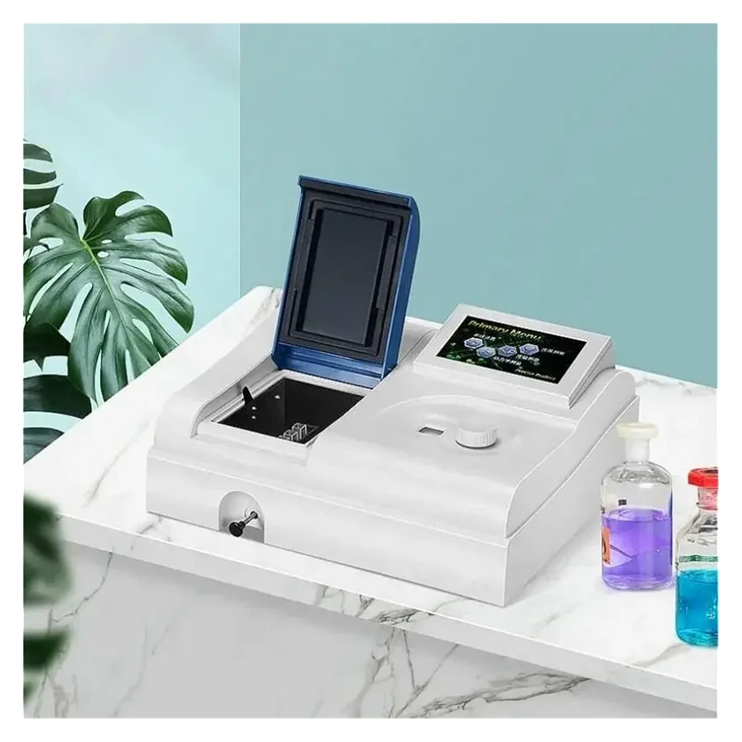 Spectrometer, Spectrophotometer, for Basic Transmission Measurement Backlit LCD Display Spectrometer
