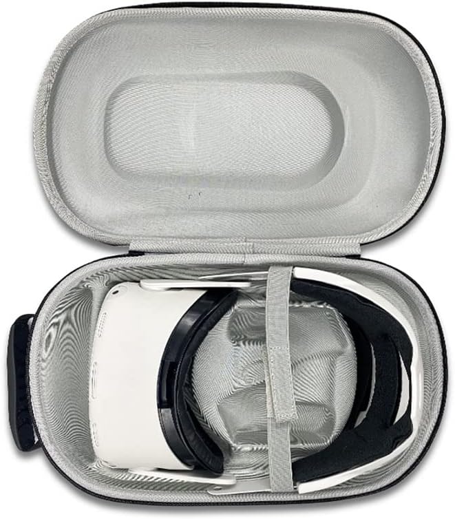 Hard Carrying Case for Oculus Quest 2 Head Elite Strapmodern Travel Case Storage Bag Fit Oculus Quest 2 Accessories - (Color: Carbon Fiber)