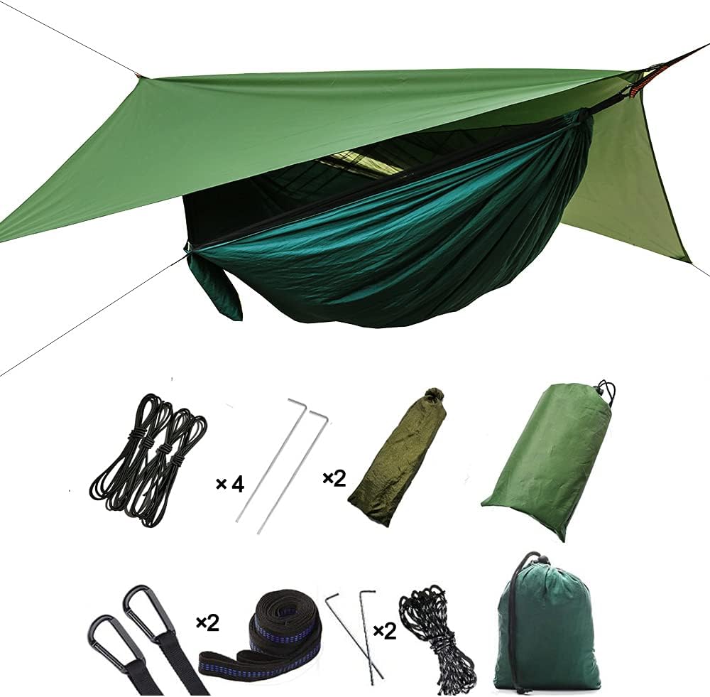 Camping Hammock with Mosquito Net,Lightweight and Portable Hammock System