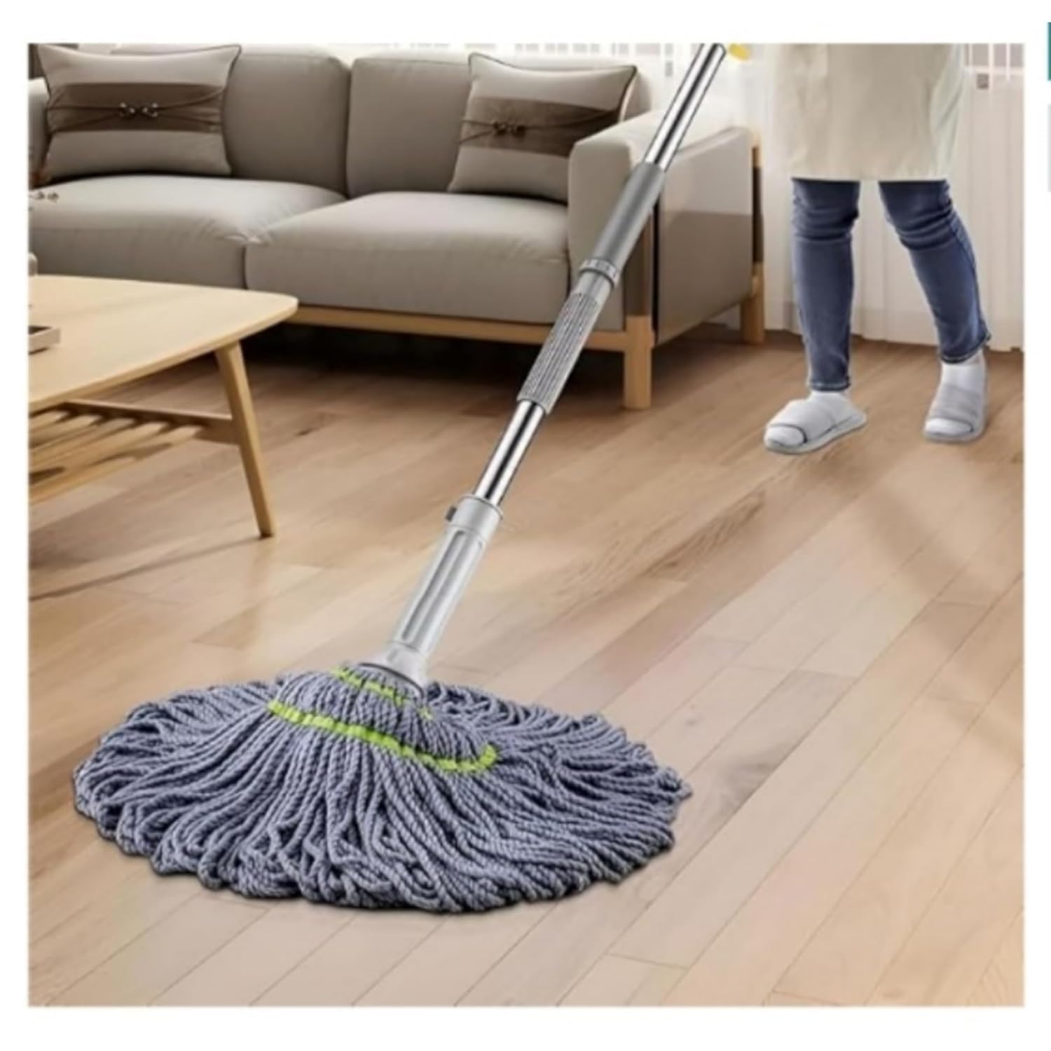 Premium Microfiber Mop - Effortless Floor Cleaning -2 Premium Microfiber Mop - Effortless Floor Cleaning -2