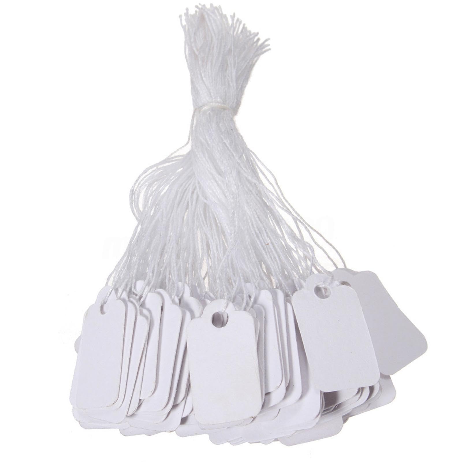 QUXVUIS Jewelry Clothing Tags Labels with Kraft Paper Price Tags Efficient Gift Wrap and Store Displays Price with String Labels Display Blank Labeling Gift