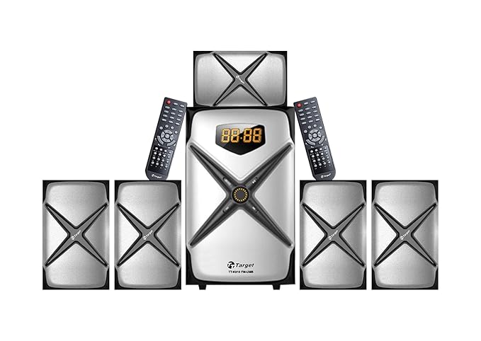 TARGET TT-K-810 FM-UMB 5.1 Channel Multimedia Speakers with 5.25