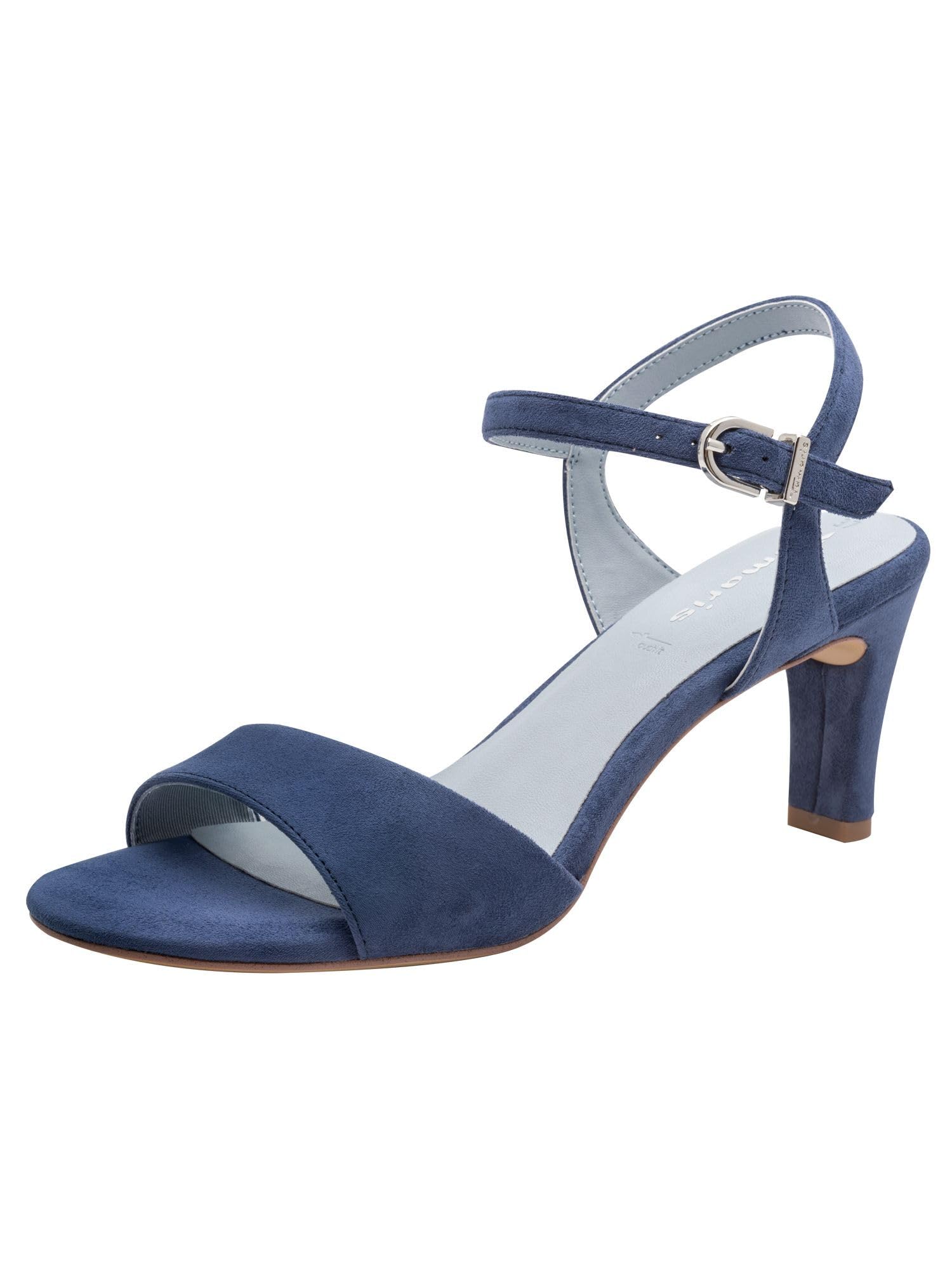 Tamaris Women’s sandal with stiletto heel blue 3.5 UK