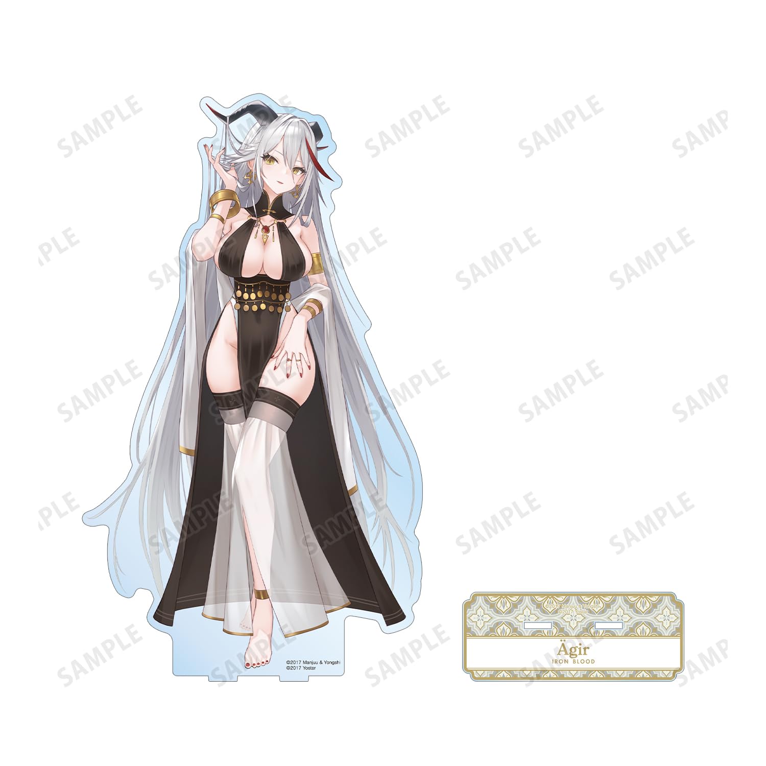 Amazon.co.jp: アズールレーン 描き起こしイラスト エーギル 踊り子ver