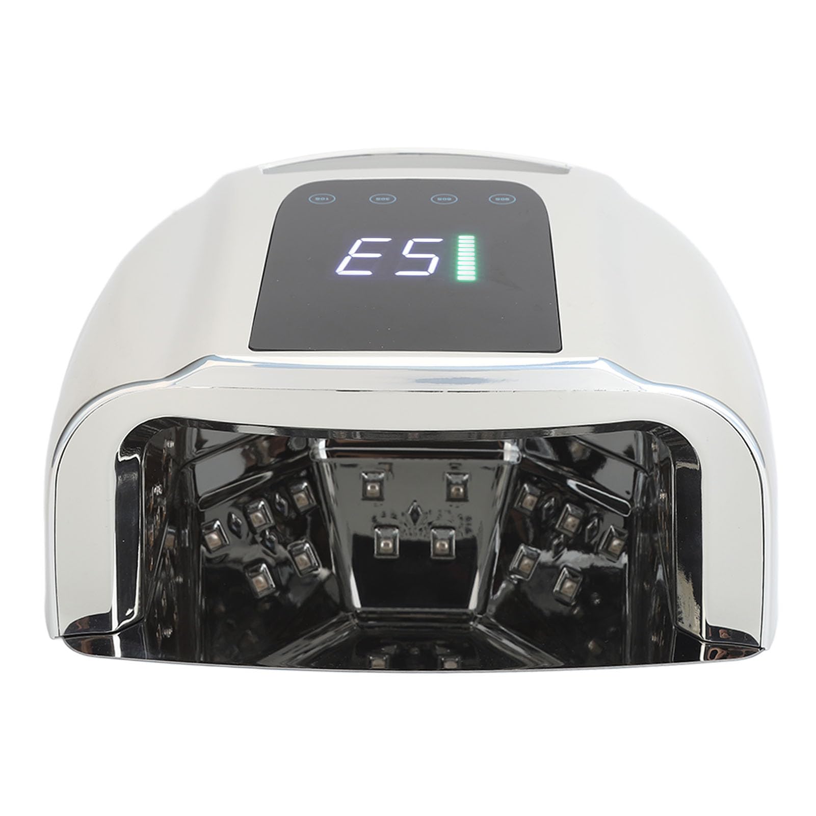 UV Nagellicht, ABS Tragbare Kabellose Nagellampe 96 W mit 42 Lichtchips, Abnehmbare Grundplatte Digitalanzeige Infrarot Sensor UV Härtendes Nagellicht