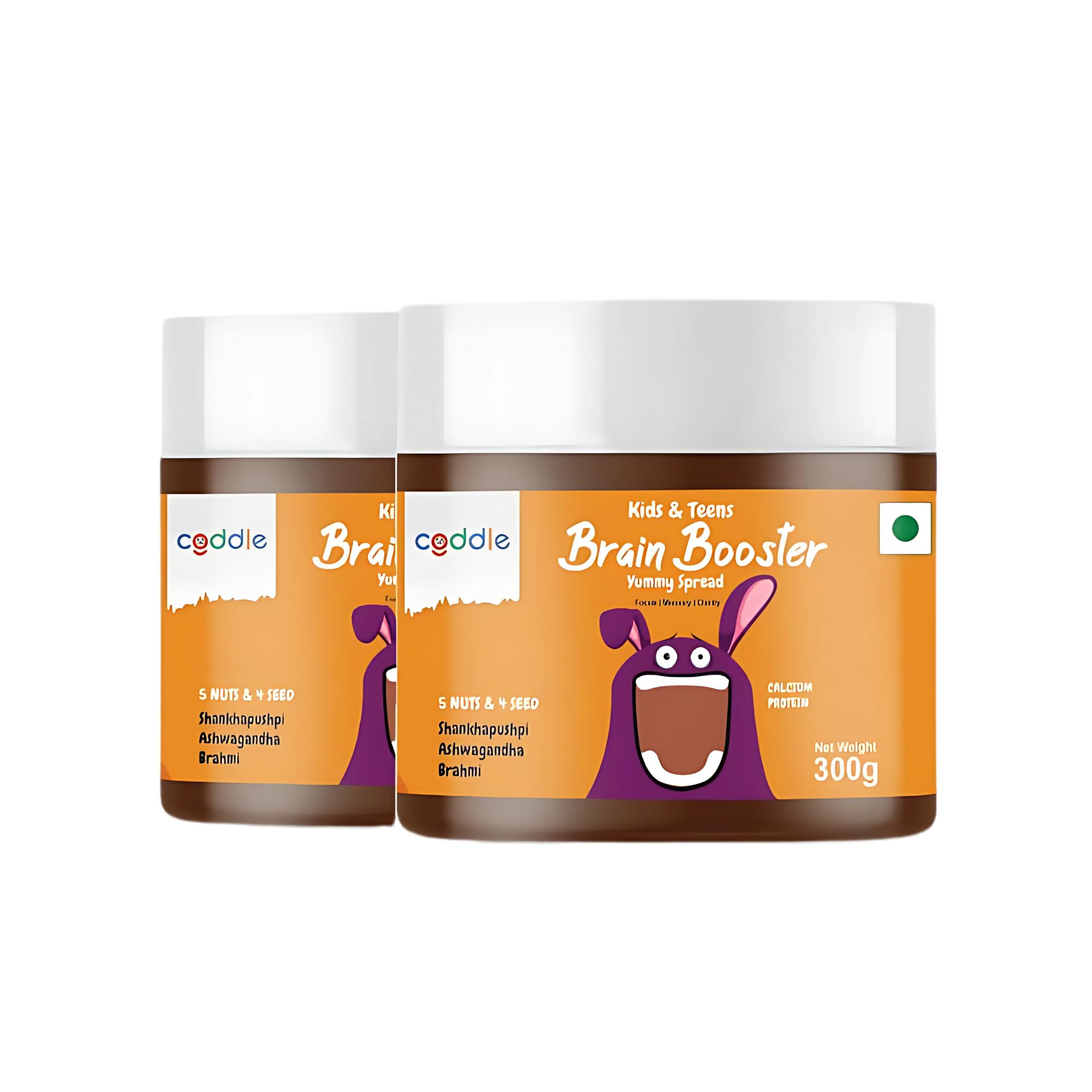 Coddle Best For Shrap Brain, Speech, Focus : Coddle Kids And Teens Brain Booster Chocolate Spread | Shankhapushpi | Ashwagandha | Brahmi (600 gm, 2, count) (B0DHL2ZHZJ) Amazon Price History, Amazon Price Tracker