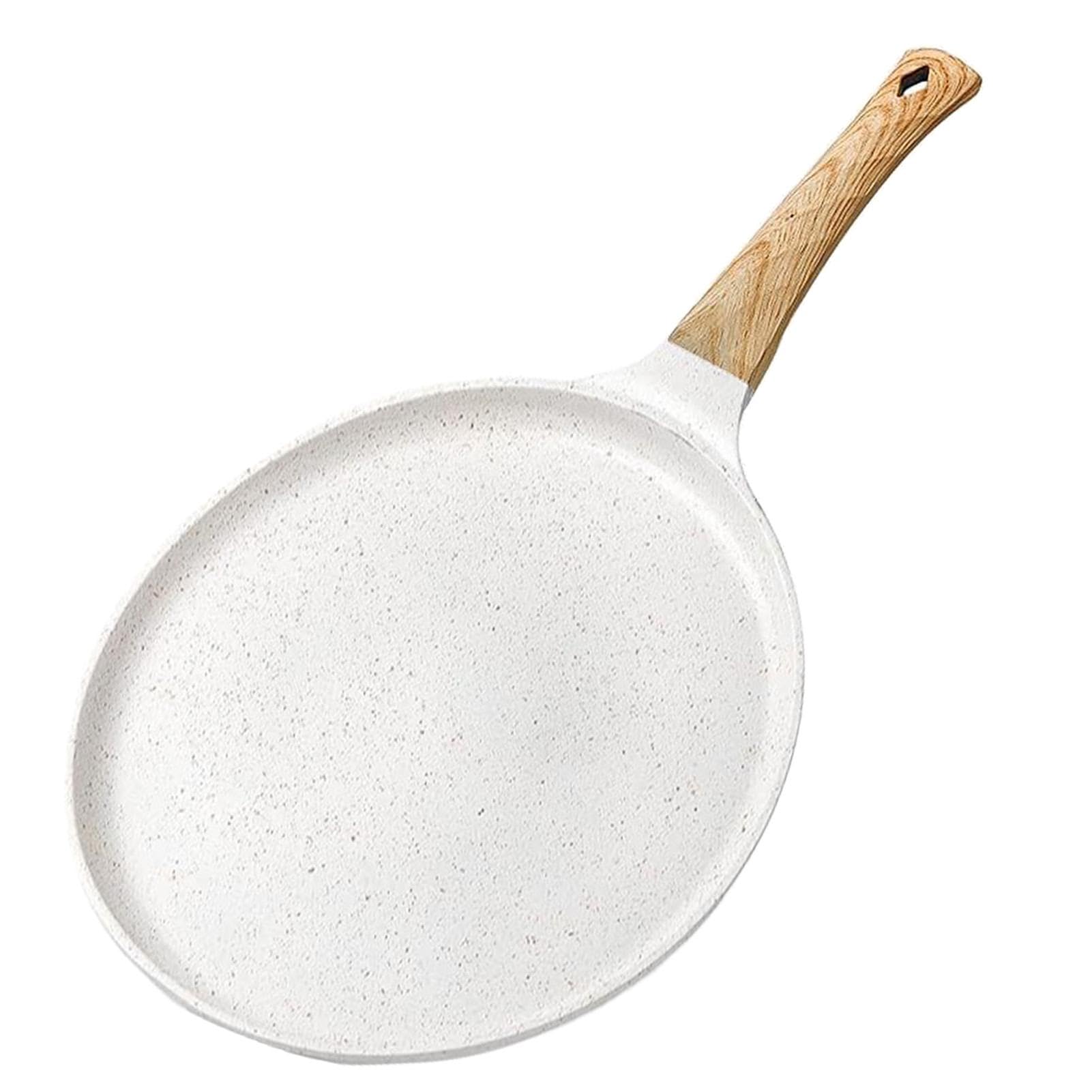 Poêle à crêpes en acier inoxydable et céramique avec répartiteur