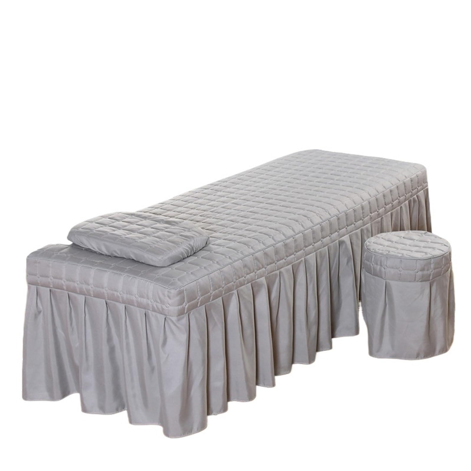 Massage Table Skirt 1pcs Spa Massage Club Bed Cover Only Beauty Salon Sheet Bedskirt SPA with Hole(Color 5,190x70 Cover only)