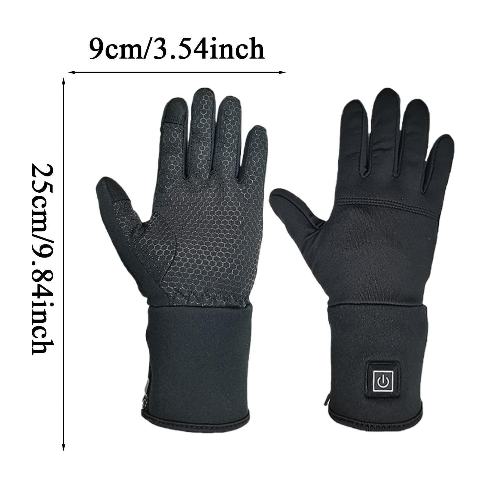 Forros de Guantes Calefactados para Mujer Mitones Táctiles Recargables 2500