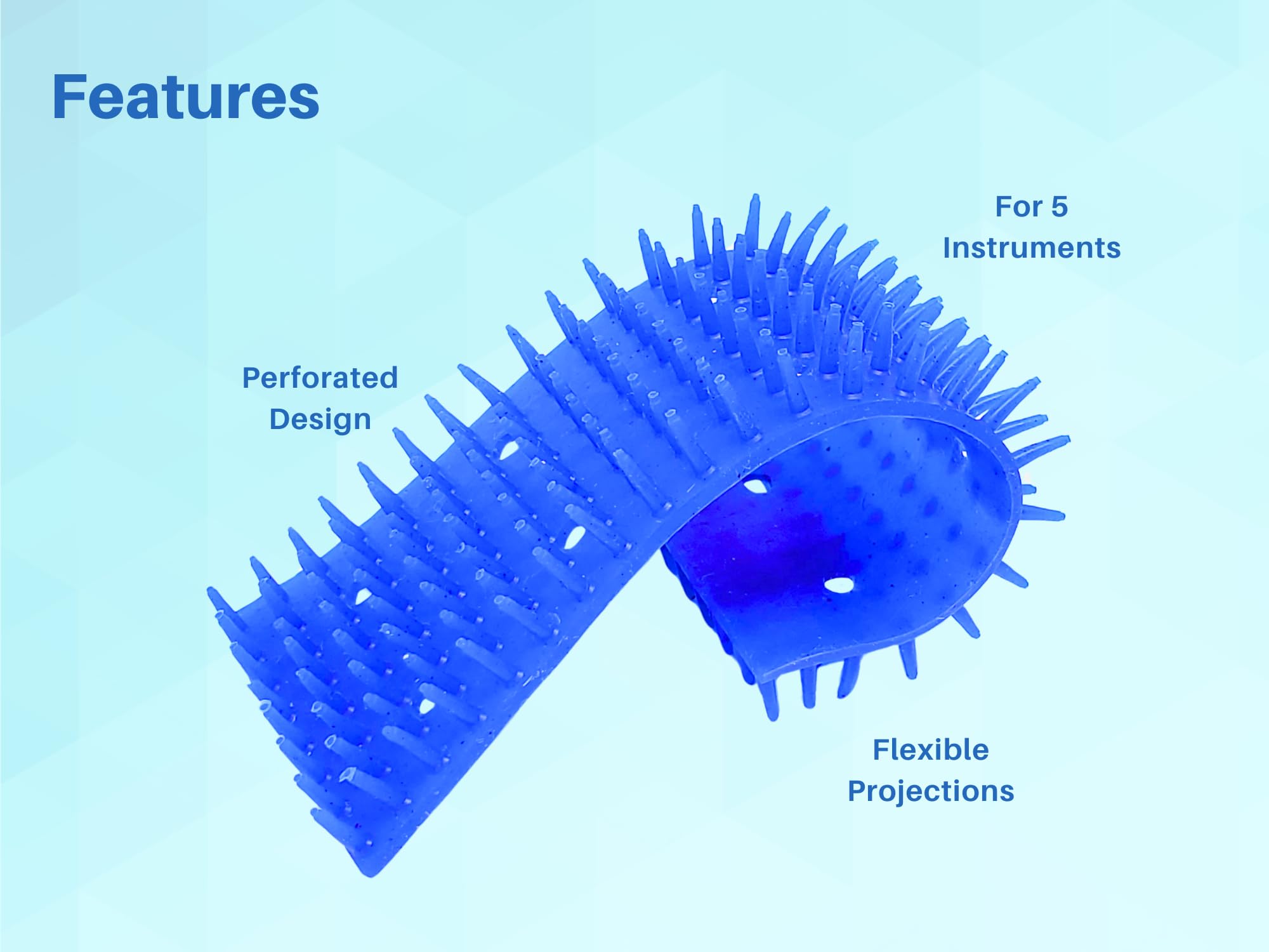 Cassetta Strumenti Dentista Cassetta Sterilizzazione Dentale In Acciaio - 5 Strumenti, Vassoio Autoclave, Colore Argento Sterilizzazione Blu Chirurgia - Foto 5