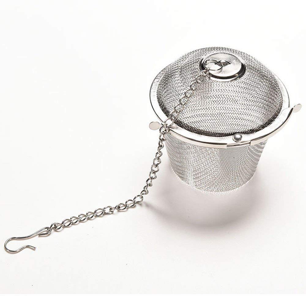 Wagela Stainless Steel Tea Filter Infuser 4.5cm Basket Shaped Tea Infuser for