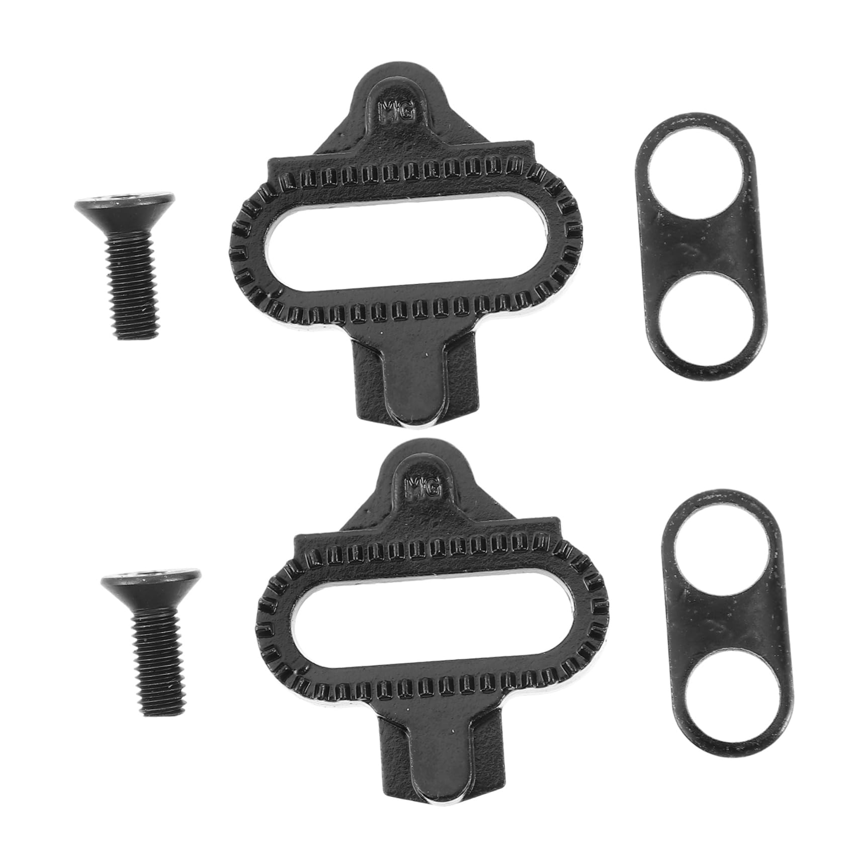 VICASKY 1Pair Mountain Bike Cleats Multi Directional Release Clips for Easy Installation Compatible with SPD Pedals Bike Accessories for Enhanced Pedaling Control