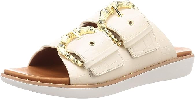 靴 fitflop Kaia Croc Print Slides US 05 Rare Fitflop Women's Shoes Sandals ￼ Kaia Croc Print Slide
