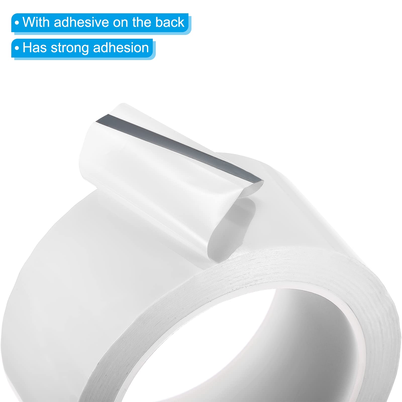 PATIKIL Whiteboard Tape 2" 50mmX66m, Thin Dry Erase Tape for Graphic Chart Marking DIY Art, White - Image 4