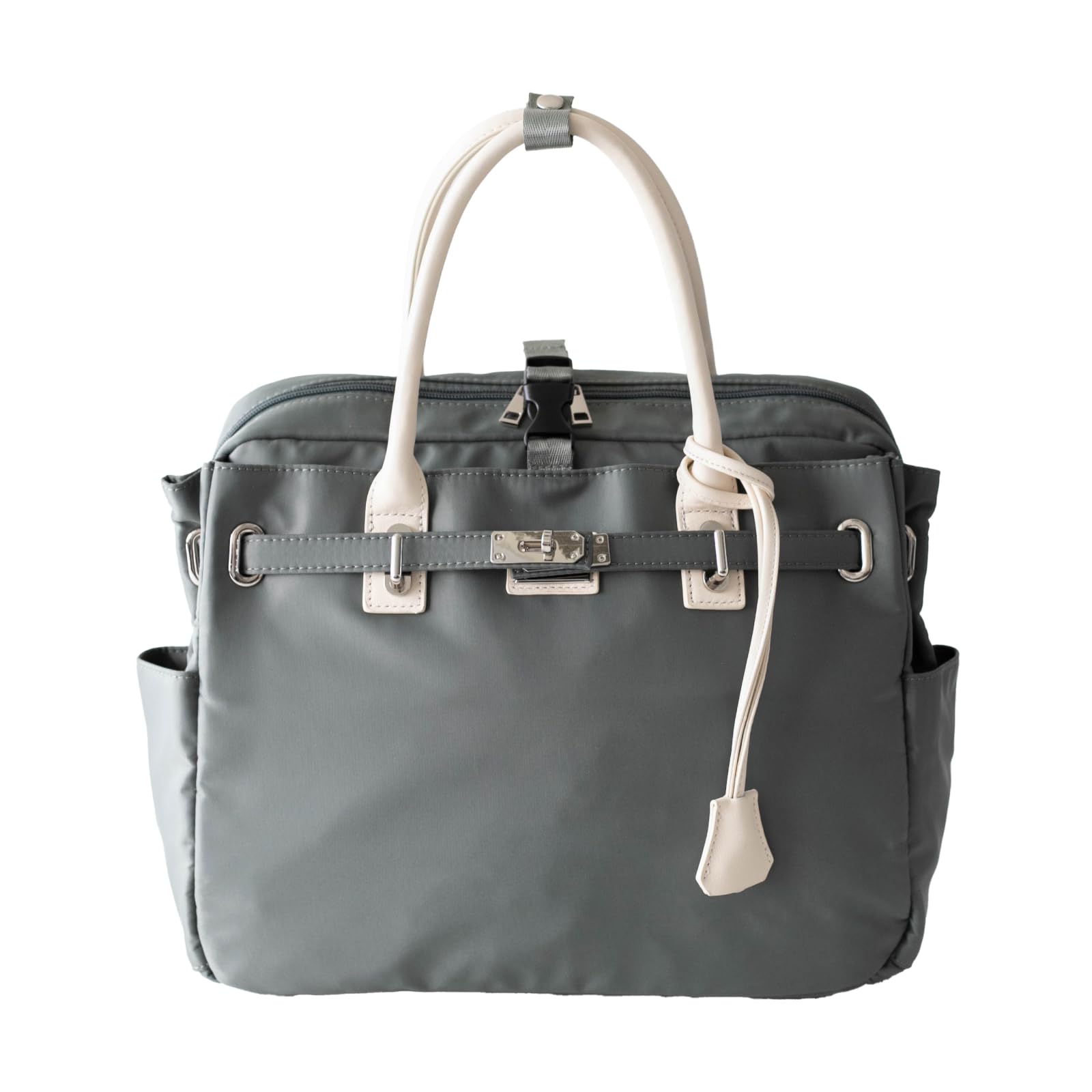 Amazon | 3way ビジネストートバッグ はっ水 ナイロン 本革 レディース