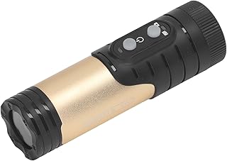 Motorcycle Helmet Camera, 4K 18MP 120° Wide Angle Sports Action Camera, 1600mAh WIFI APP Connect Anti Shake Waterproof Bike Camera with Cyclic Video Recording (Gold Color)