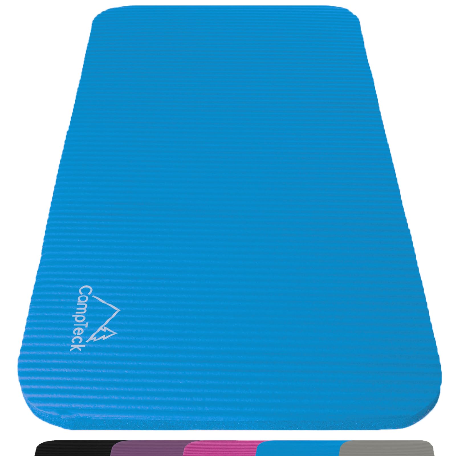 CampTeck Non-Slip Yoga Knee Pad Soft Foam Yoga Knee Mat for Fitness, Exercise, Workout, Gym, Pilates etc. (Blue)