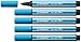 Produktbild STABILO - Premium-Filzstift mit dicker Keilspitze - Pen 68 MAX - 5er Pack - azurblau