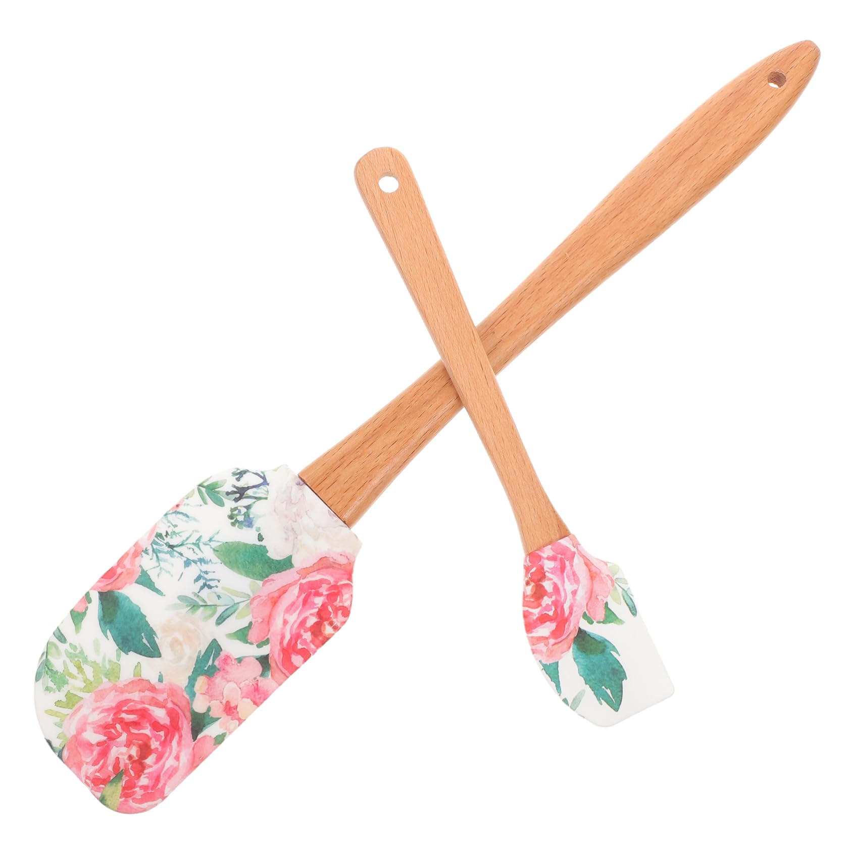 10piezas Espátula De Mango De Madera Herramienta De Cocina Multifuncional Para Decoración De Pasteles y Para Repostería y Doméstico