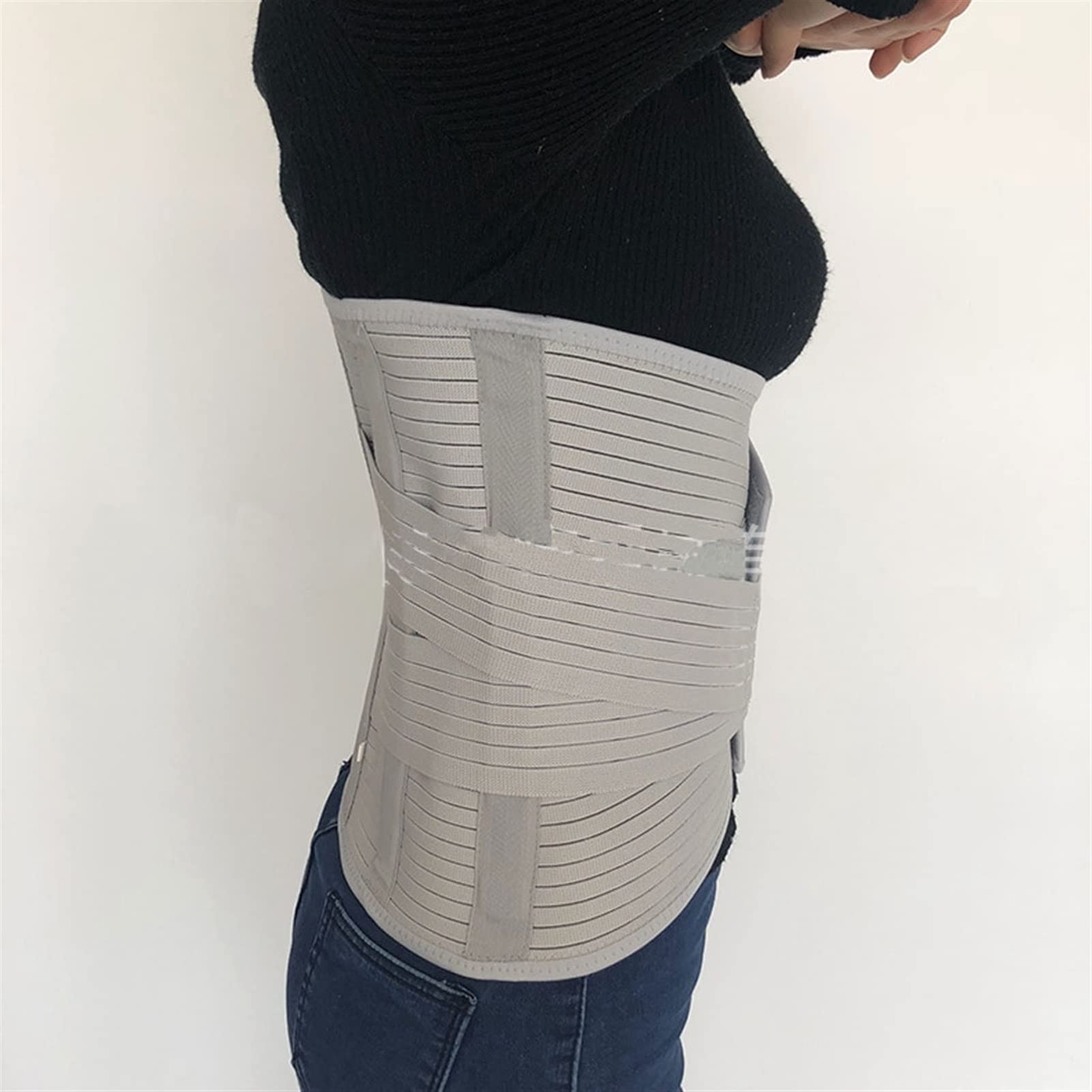 Cinture di rto Lombare a Copertura Totale, tutore per la Parte Bassa della Schiena per Anziani, Uomini e Donne, Cinture di Compressione Post-operatorie, Allenatore della Vita per Sciatica, erni