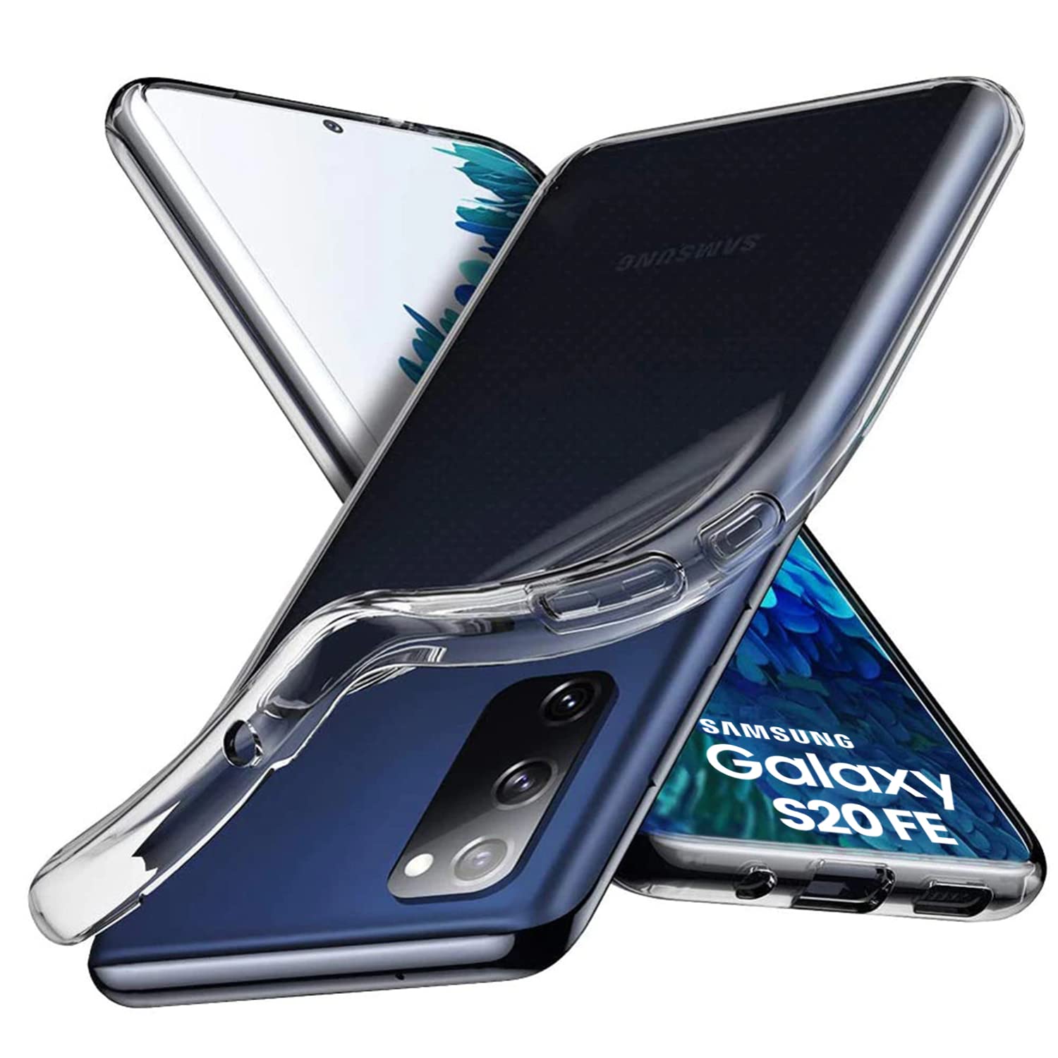 Clear Case For Samsung Galaxy S20 FE Case [Silicone Case] [Slim Gel Case] [TPU Bumper] [Ultra Thin Soft Cover] Samsung Galaxy S20 FE Phone Cover (Crystal Clear Transparent)