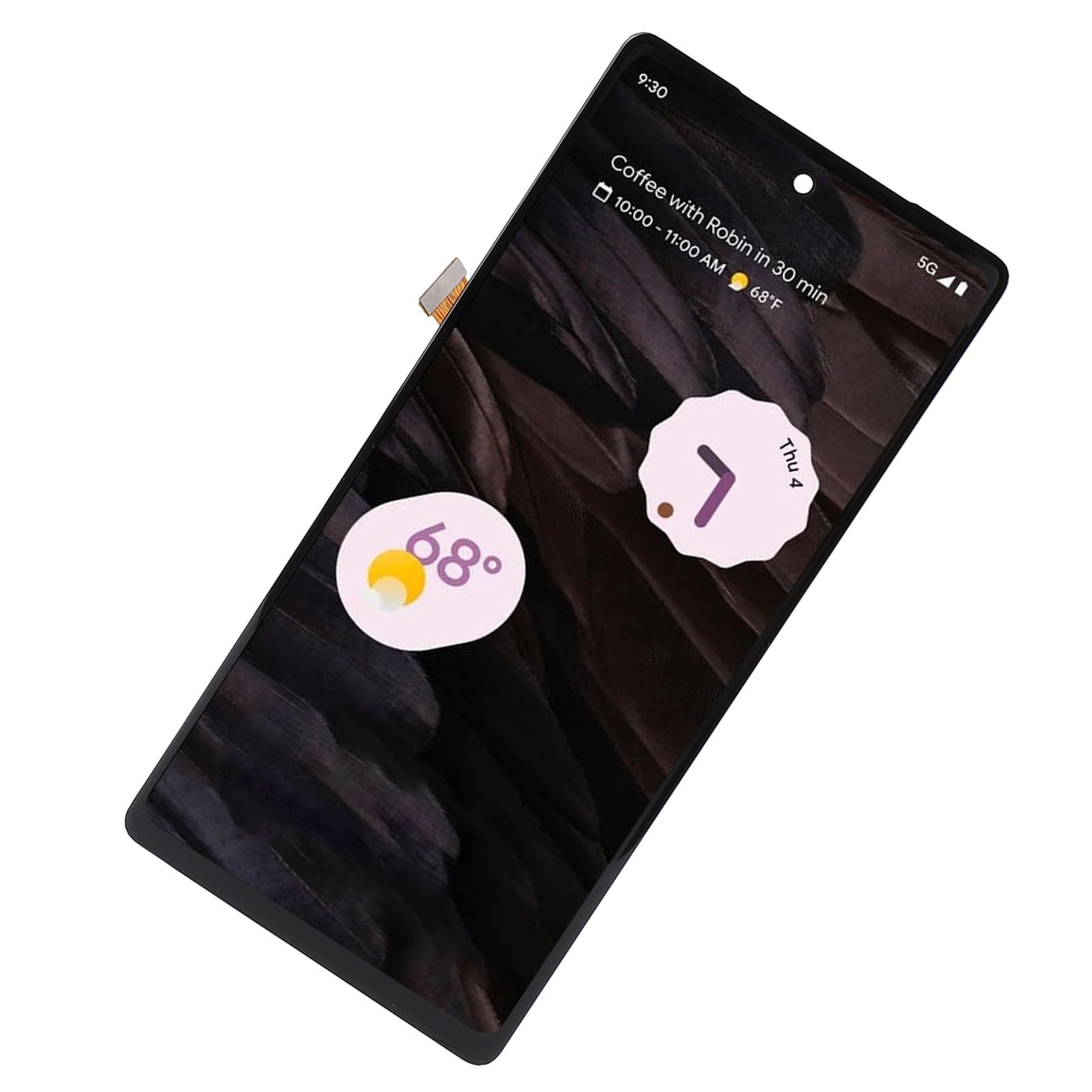 Tomantery Wymiana Ekranu AMOLED 7A 5G z funkcją Rozpoznawania Linii Papilarnych dla Zestawu Wyświetlacza Telefonu o Przekątnej 6,1 Cala, Idealna do Różnych Defektów Ekranu, do Profesjonalnej