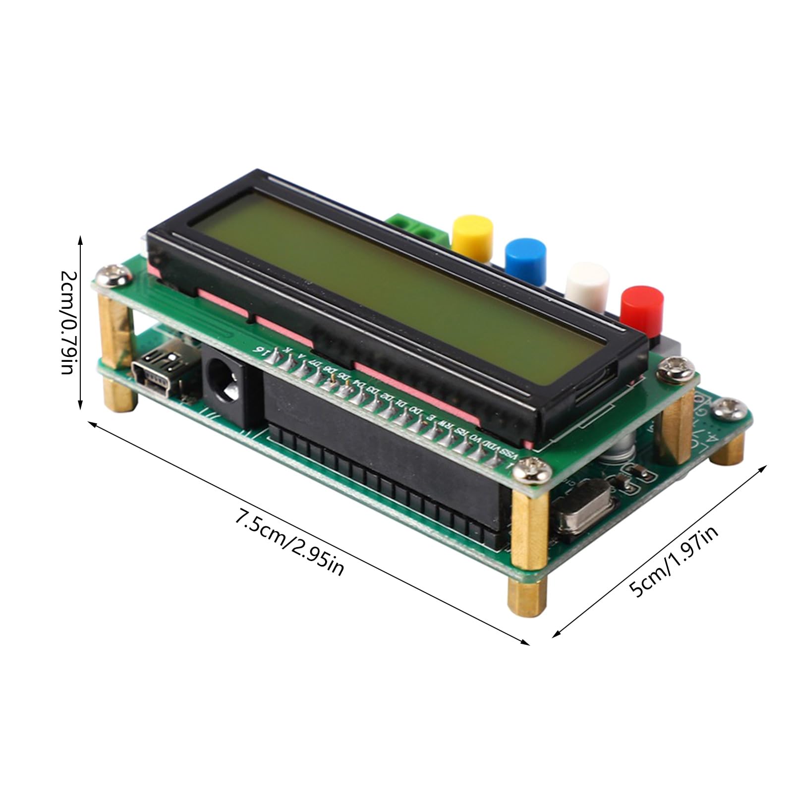 LC100-A - Medidor de capacitancia de inductancia digital LCD de alta precisión para prueba de condensador Mini interfaz USB