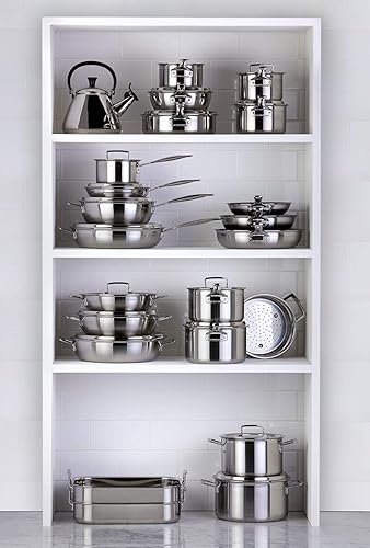 Miniatura 4 de Le Creuset Sartén antiadherente para tortilla de acero inoxidable de tres capas de 9-12 pulgadas