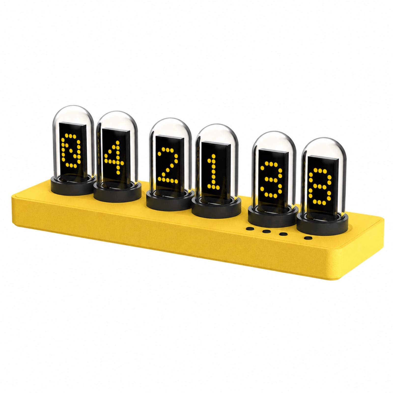 Reloj Escritorio con Conexión A, Amarillo