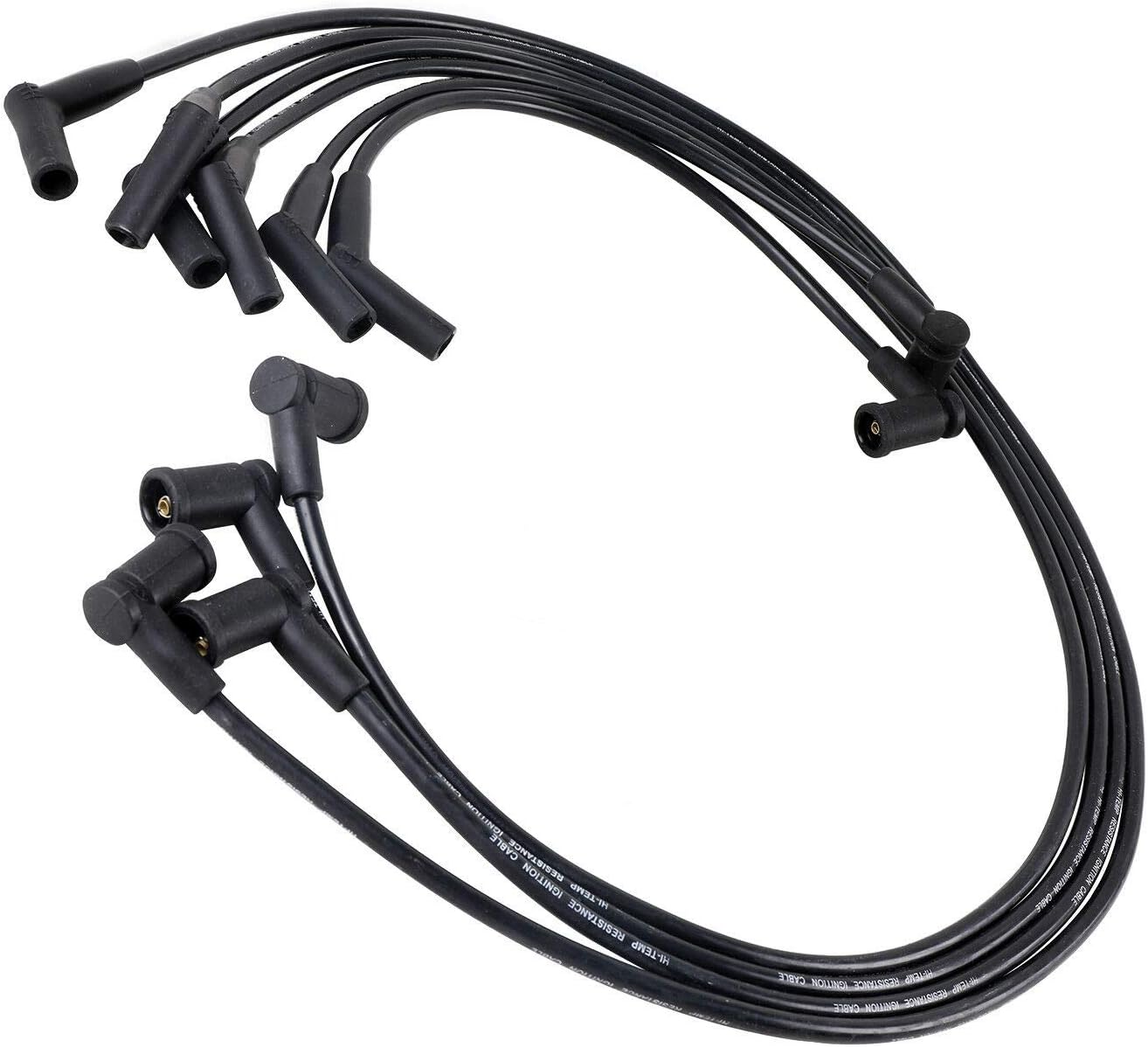 Ignition Spark Plug Wires 8mm (6PC Set) for 2004-2005 Ford Freestar for 2004-2006 Mercury Monterey