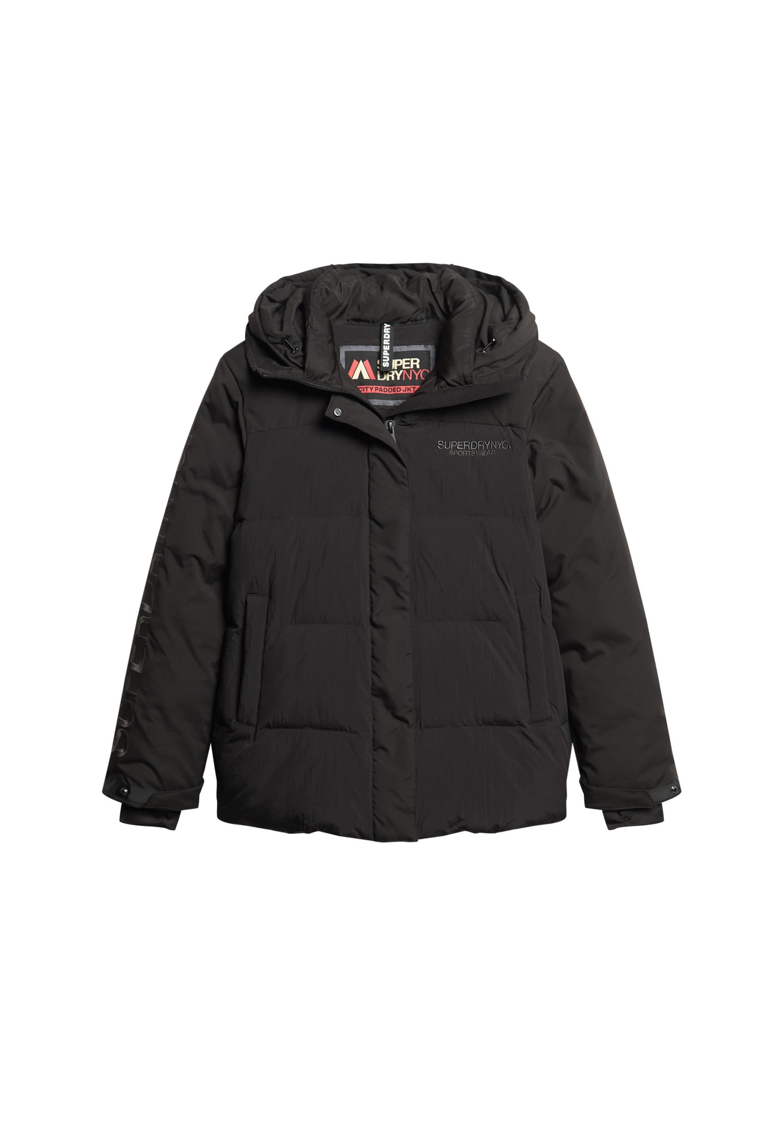 Superdry City Padded Hooded Wind Parka CHAQUETA Mujer