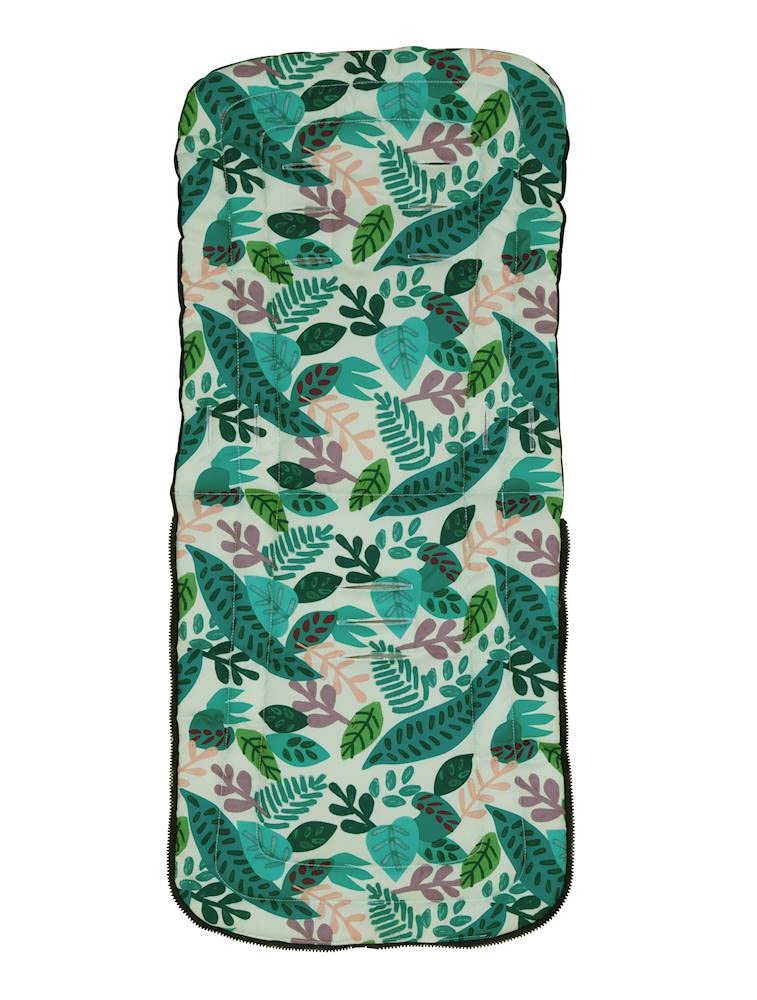Cosatto Saco universal – Cosy Toes, Cochecito acolchado de lujo para todas las estaciones, cochecito de bebé, forro de cochecito, lavable, con canguro Puch para manos, selva medianoche